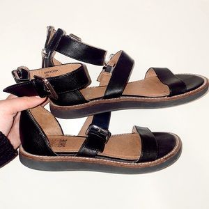 Black Strappy Sandals